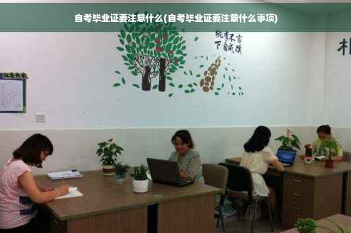自考毕业证要注意什么(自考毕业证要注意什么事项)