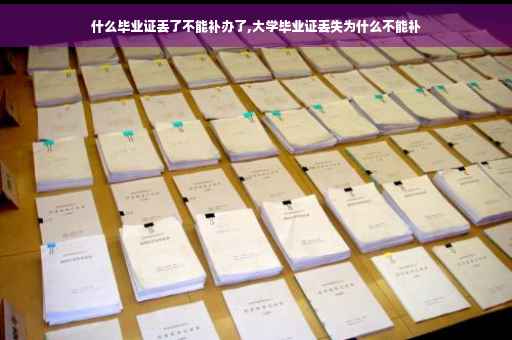 什么毕业证丢了不能补办了,大学毕业证丢失为什么不能补