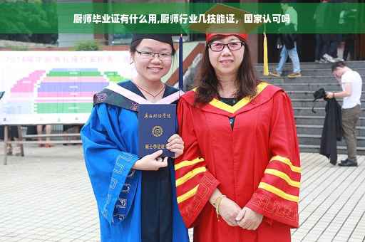 厨师毕业证有什么用,厨师行业几技能证，国家认可吗