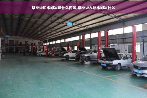 毕业证加水印写些什么内容,毕业证入职水印写什么