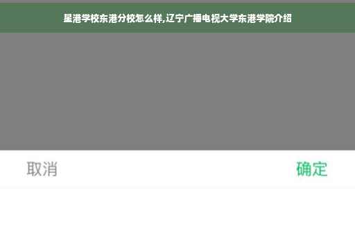 星港学校东港分校怎么样,辽宁广播电视大学东港学院介绍