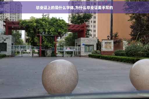 毕业证上的是什么字体,为什么毕业证要手写的