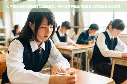 大学毕业证书封皮是红色还是蓝色，有什么样的区别呢,毕业证的封面是什么颜色