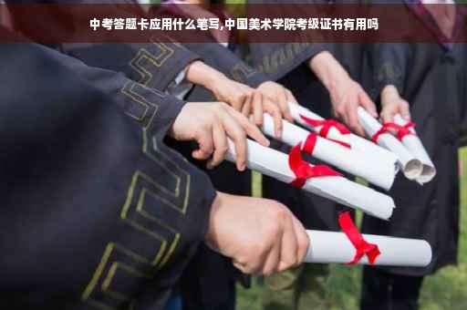 中考答题卡应用什么笔写,中国美术学院考级证书有用吗