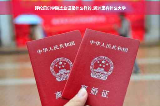 呼伦贝尔学院毕业证是什么样的,满洲里有什么大学
