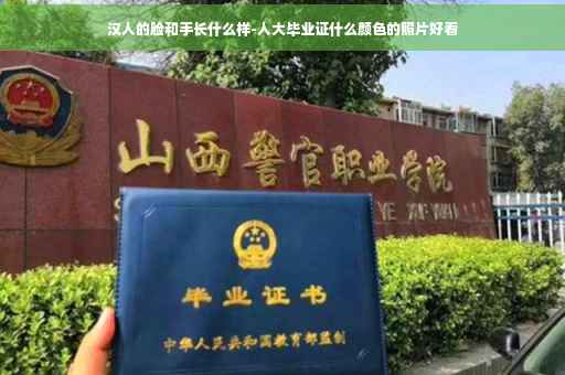 汉人的脸和手长什么样-人大毕业证什么颜色的照片好看