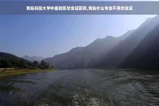 青岛科技大学中德校区毕业证区别,青岛什么专业不用毕业证