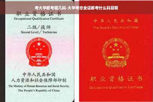 考大学都考哪几科-大学考毕业证都考什么科目啊