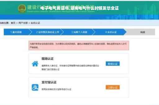 电子电气类证书,湖南电气什么时候发毕业证