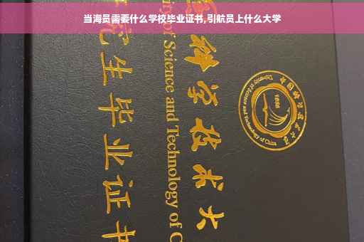 当海员需要什么学校毕业证书,引航员上什么大学