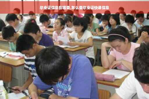 毕业证信息在哪查,怎么查毕业证快递信息