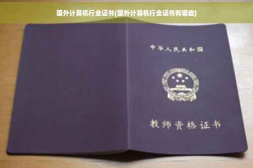 国外计算机行业证书(国外计算机行业证书有哪些)