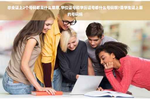 毕业证上2个号码都是什么意思,学位证号和学历证号都什么号码啊?是学生证上面的号码吗