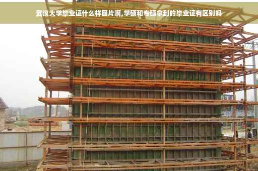 武汉大学毕业证什么样图片啊,学硕和专硕拿到的毕业证有区别吗