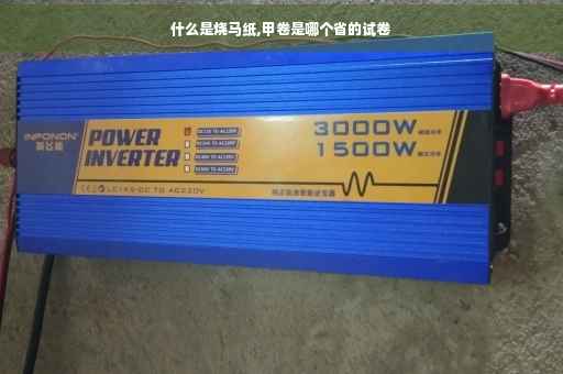 什么是烧马纸,甲卷是哪个省的试卷
