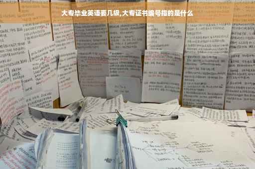 大专毕业英语要几级,大专证书编号指的是什么
