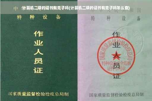 计算机二级的证书有壳子吗(计算机二级的证书有壳子吗怎么查) 计算机二级的证书有壳子吗(计算机二级的证书有壳子吗怎么查)
