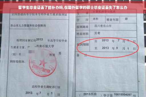 留学生毕业证丢了能补办吗,在国外留学的硕士毕业证丢失了怎么办