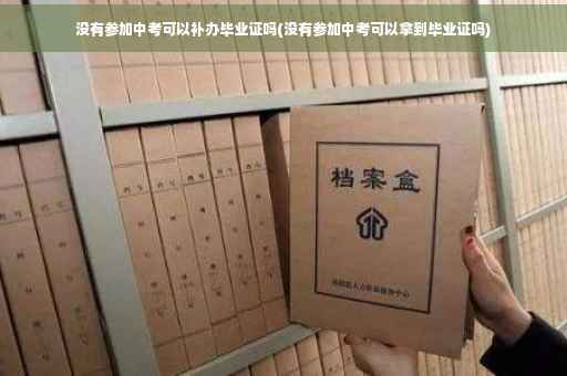 没有参加中考可以补办毕业证吗(没有参加中考可以拿到毕业证吗)