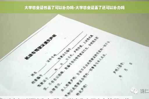大学毕业证书丢了可以补办吗-大学毕业证丢了还可以补办吗