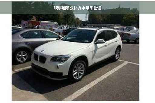 皖事通怎么补办中学毕业证