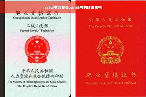 cct证书含金量,cct证书的颁发机构