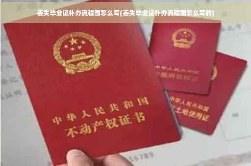 丢失毕业证补办流程图怎么写(丢失毕业证补办流程图怎么写的)