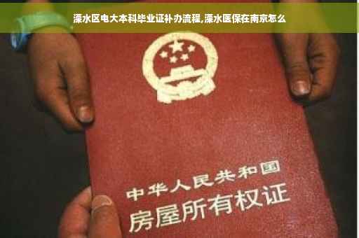溧水区电大本科毕业证补办流程,溧水医保在南京怎么
