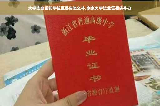 大学毕业证和学位证丢失怎么补,南京大学毕业证丢失补办