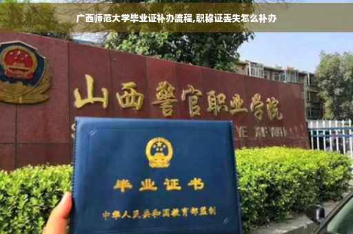 广西师范大学毕业证补办流程,职称证丢失怎么补办