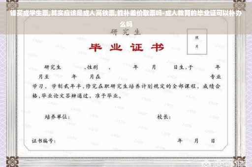 错买成学生票,其实应该是成人高铁票,能补差价取票吗-成人教育的毕业证可以补办么吗
