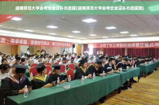 湖南师范大学自考毕业证补办流程(湖南师范大学自考毕业证补办流程图)