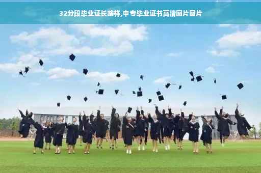 32分段毕业证长啥样,中专毕业证书高清图片图片