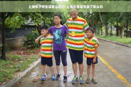 上海电子学生证怎么补办-上海毕业证书丢了怎么办