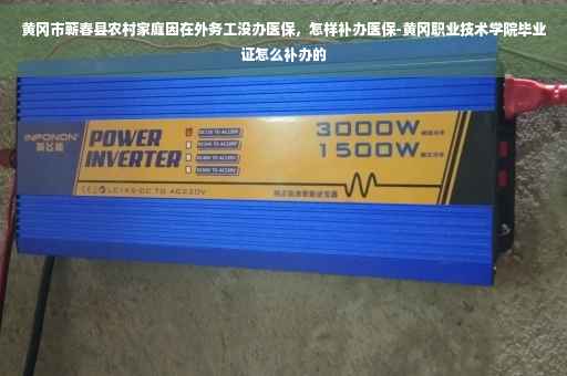 黄冈市蕲春县农村家庭因在外务工没办医保，怎样补办医保-黄冈职业技术学院毕业证怎么补办的