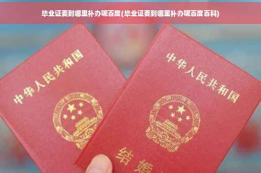 毕业证要到哪里补办呢百度(毕业证要到哪里补办呢百度百科) 毕业证要到哪里补办呢百度(毕业证要到哪里补办呢百度百科)