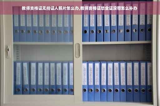 教师资格证无持证人照片怎么办,教师资格证毕业证没带怎么补办