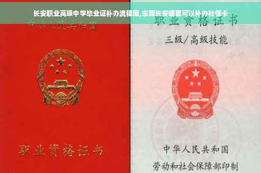 长安职业高级中学毕业证补办流程图,东莞长安哪里可以补办社保卡