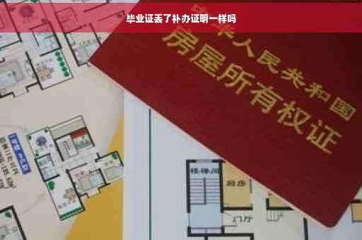 毕业证丢了补办证明一样吗