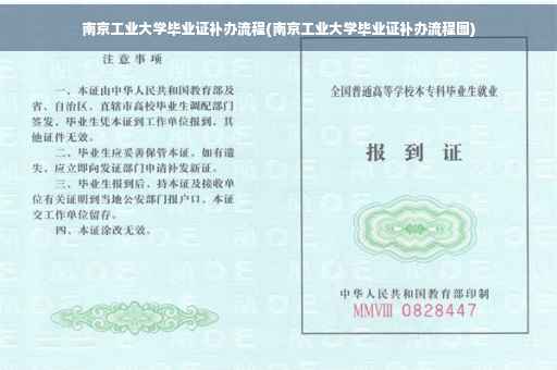 南京工业大学毕业证补办流程(南京工业大学毕业证补办流程图)