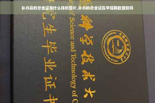 补办后的毕业证是什么样的图片,补办的毕业证在学信网能查到吗
