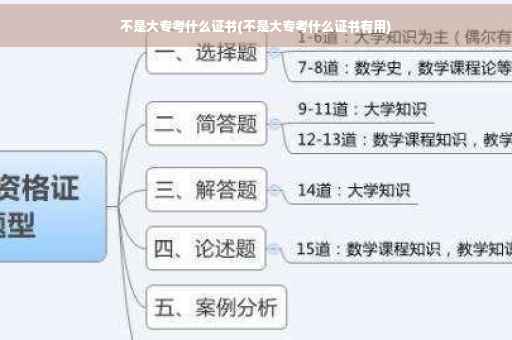 不是大专考什么证书(不是大专考什么证书有用)