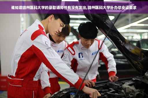 谁知道锦州医科大学的录取通知书有没有发出,锦州医科大学补办毕业证要求