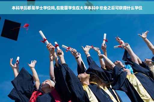 本科学历都是学士学位吗,在我国学生在大学本科中毕业之后可获得什么学位
