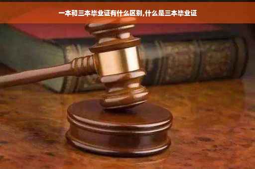 一本和三本毕业证有什么区别,什么是三本毕业证