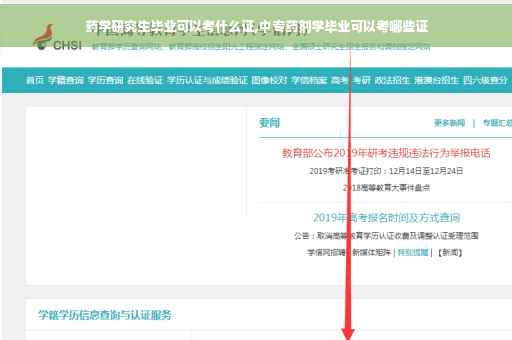药学研究生毕业可以考什么证,中专药剂学毕业可以考哪些证