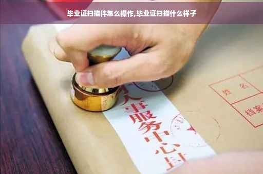 毕业证扫描件怎么操作,毕业证扫描什么样子
