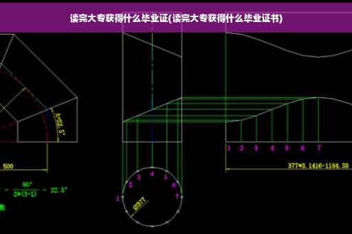 读完大专获得什么毕业证(读完大专获得什么毕业证书)