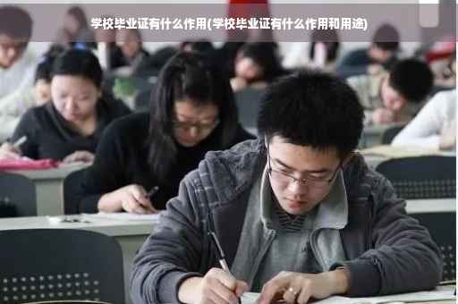 学校毕业证有什么作用(学校毕业证有什么作用和用途)