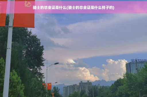 骑士的毕业证是什么(骑士的毕业证是什么样子的)